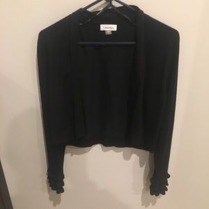 Calvin Klein crop shrug sweater